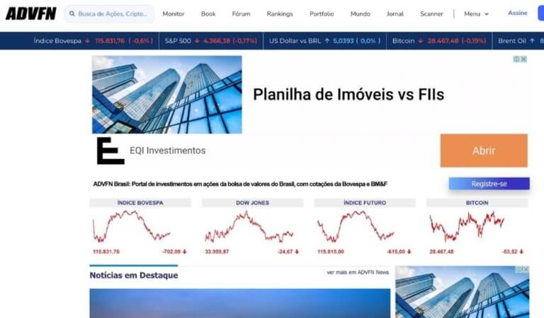 ADVFN: a ferramenta para acompanhar o mercado em tempo real
